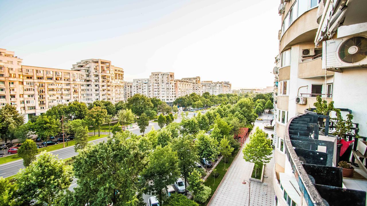 Unirii Boulevard View Apartman Bukarest Kültér fotó